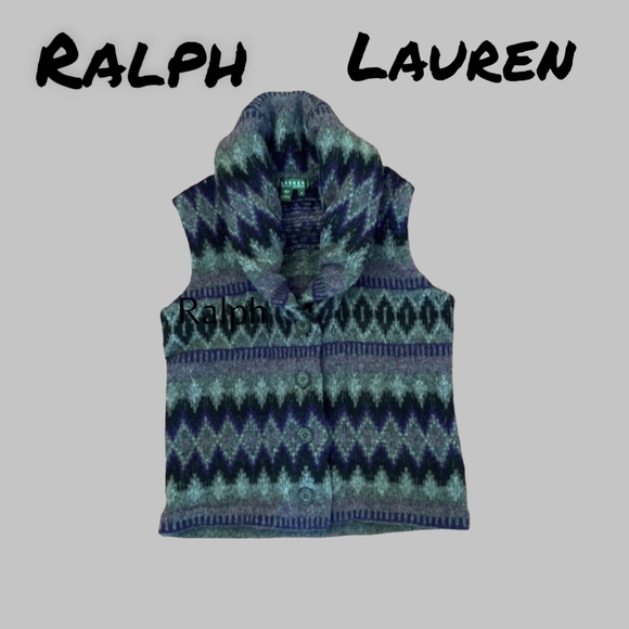 Ralph lauren wool blend vest size small - Picture 9 of 13
